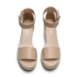 Adjustable Ankle Strap Espadrille Platform Sandals