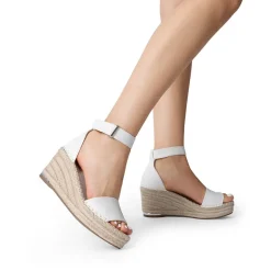 Adjustable Ankle Strap Espadrille Platform Sandals