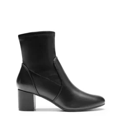 Almond Toe Chunky Ankle Boots