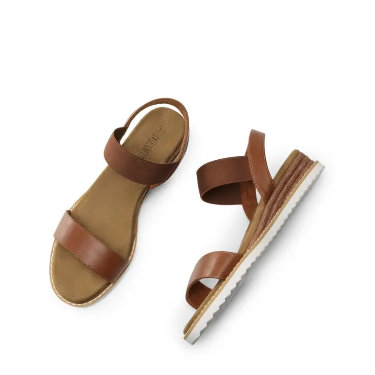 Ankle Elastic Strap Espadrille Flat Sandals