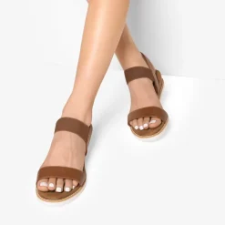 Ankle Elastic Strap Espadrille Flat Sandals