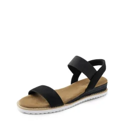 Ankle Elastic Strap Espadrille Flat Sandals