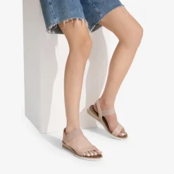 Ankle Elastic Strap Espadrille Flat Sandals