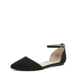 Ankle Strap Ballerina Flats