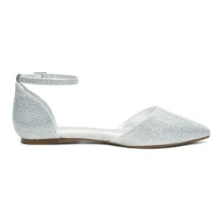Ankle Strap Ballerina Flats