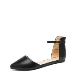 Ankle Strap Ballet Flats