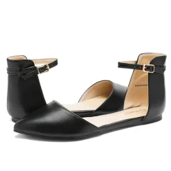 Ankle Strap Ballet Flats