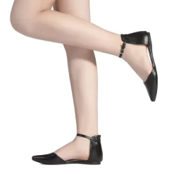 Ankle Strap Ballet Flats