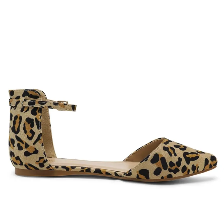 Ankle Strap Ballet Flats