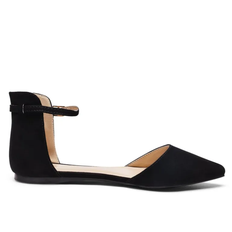 Ankle Strap Ballet Flats