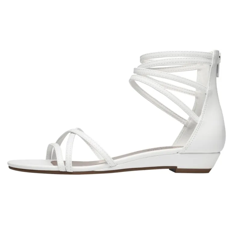 Ankle Strap Classic Low Wedge Sandals