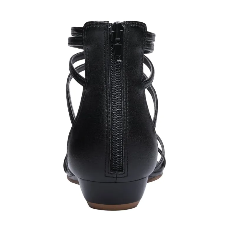Ankle Strap Classic Low Wedge Sandals