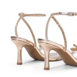 Ankle Strap Crystal Rhinestone Heels