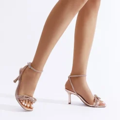 Ankle Strap Crystal Rhinestone Heels