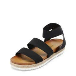 Ankle Strap Espadrille Platform Wedges