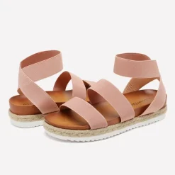 Ankle Strap Espadrille Platform Wedges