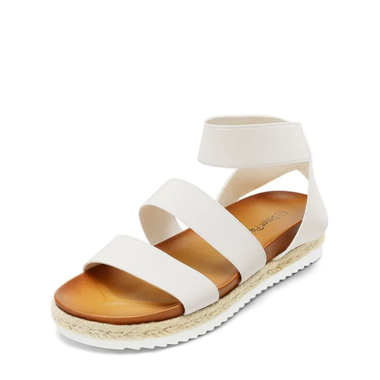 Ankle Strap Espadrille Platform Wedges