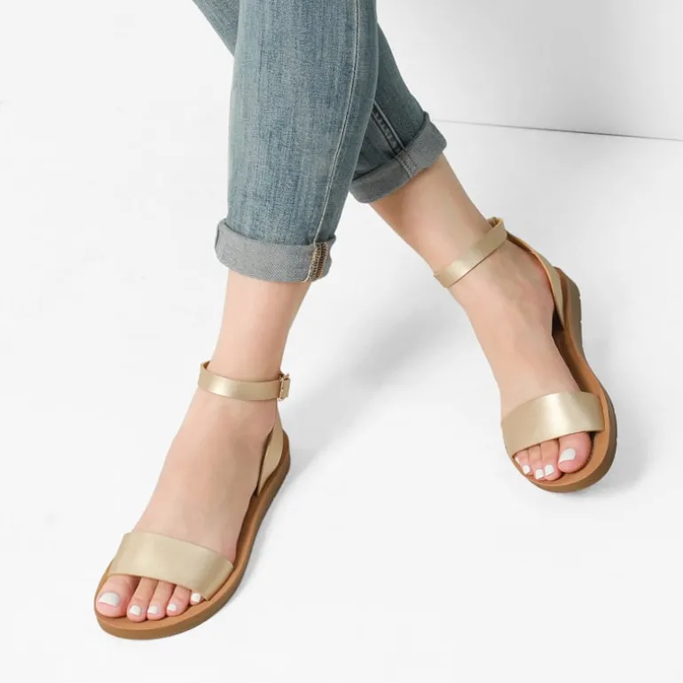 Ankle Strap Flat Buckle Sandals