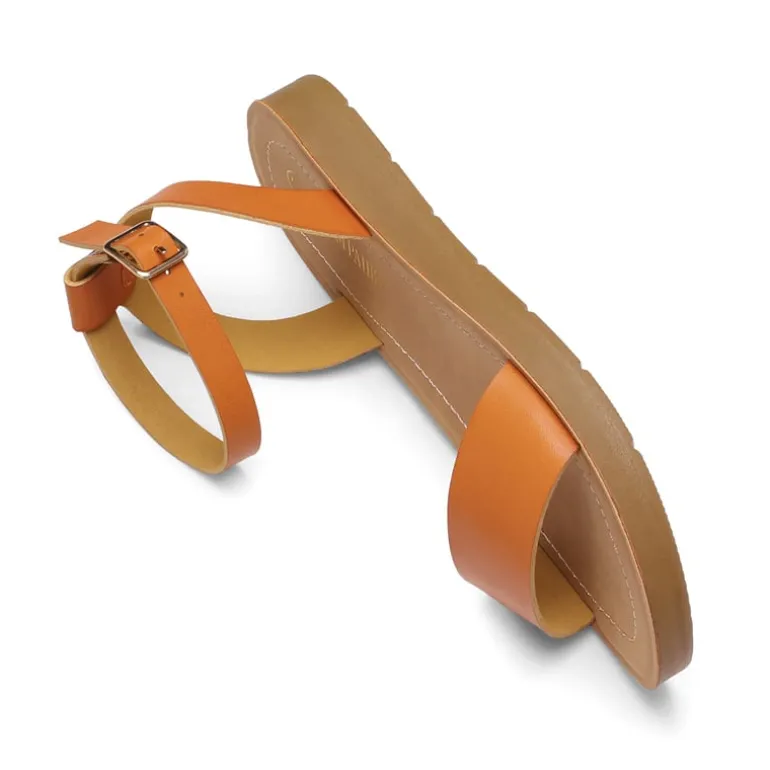 Ankle Strap Flat Buckle Sandals