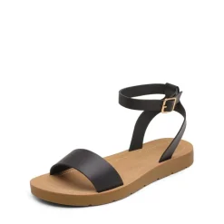 Ankle Strap Flat Buckle Sandals