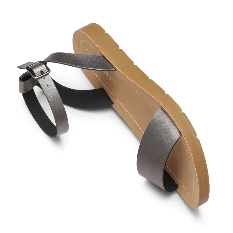 Ankle Strap Flat Buckle Sandals