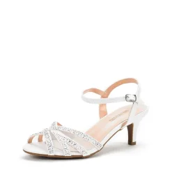 Ankle Strap Kitten Heel Sandals