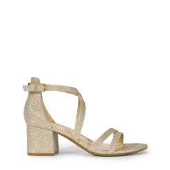 Ankle Strap Low Block Heels