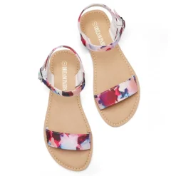 Ankle Strap Open Toe Flat Sandals