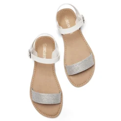 Ankle Strap Open Toe Flat Sandals