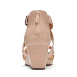Ankle Strap Open-Toe Platform Wedge Sandals