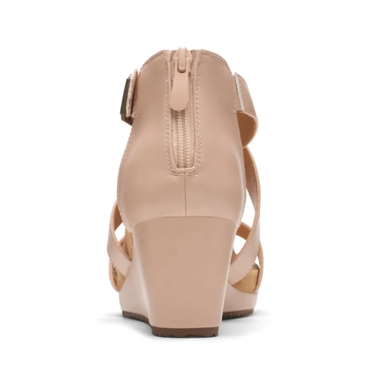 Ankle Strap Open-Toe Platform Wedge Sandals