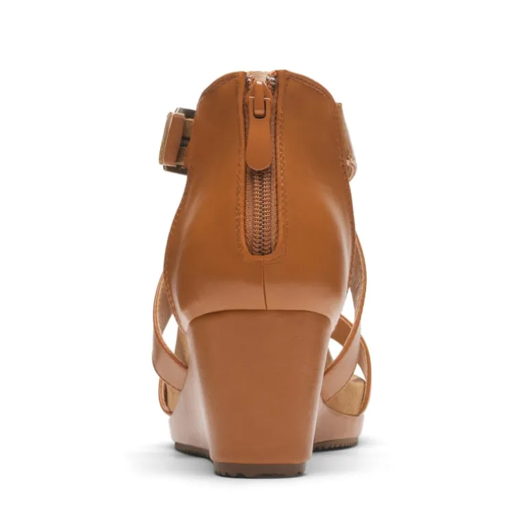 Ankle Strap Open-Toe Platform Wedge Sandals