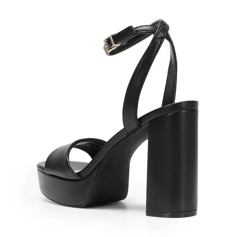 Ankle-Strap Platform Chunky High Heel Sandals