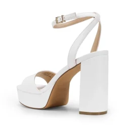 Ankle-Strap Platform Chunky High Heel Sandals