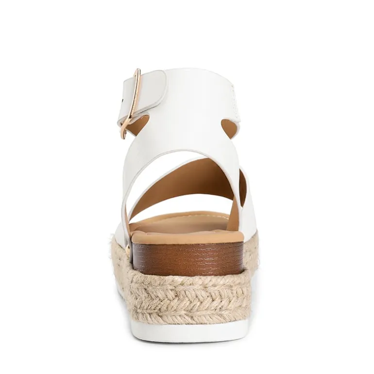 Ankle Strap Platform Espadrille Sandals