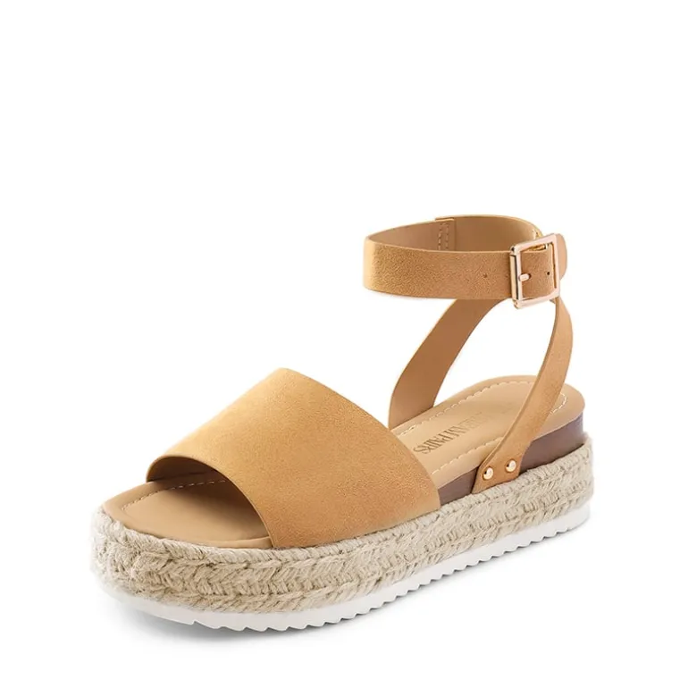 Ankle Strap Platform Espadrille Sandals