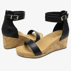 Ankle Strap Platform Wedge Heel Sandals