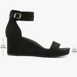 Ankle Strap Platform Wedge Heel Sandals