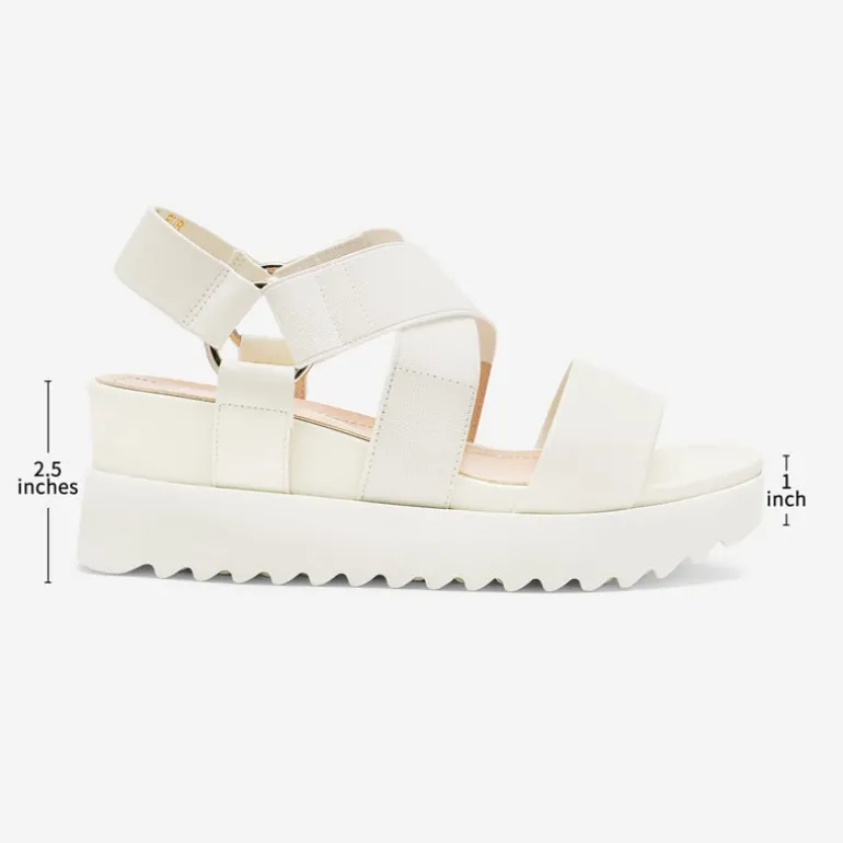 Ankle Strap Platform Wedge Sandals