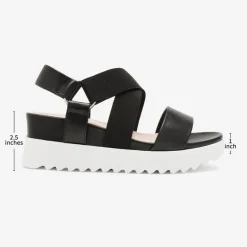 Ankle Strap Platform Wedge Sandals