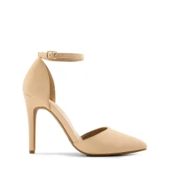 Ankle Strap Pointed Toe Stiletto Heels Pumps