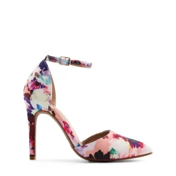 Ankle Strap Pointed Toe Stiletto Heels Pumps