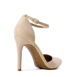 Ankle Strap Pointed Toe Stiletto Heels Pumps