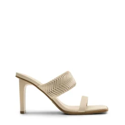 Ankle Strap Rectangular Square Toe Heel Sandals