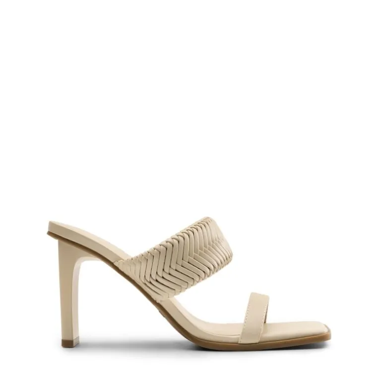 Ankle Strap Rectangular Square Toe Heel Sandals
