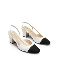 Ankle Strap Slingback Cap Toe Pumps