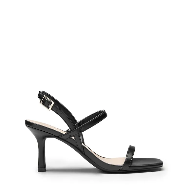 Ankle Strap Square-Toe Strappy Sandals