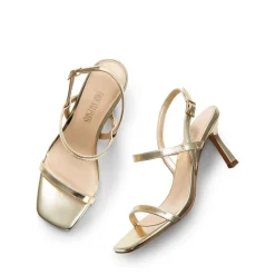 Ankle Strap Square-Toe Strappy Sandals