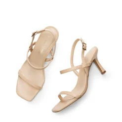 Ankle Strap Square-Toe Strappy Sandals