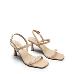 Ankle Strap Square-Toe Strappy Sandals